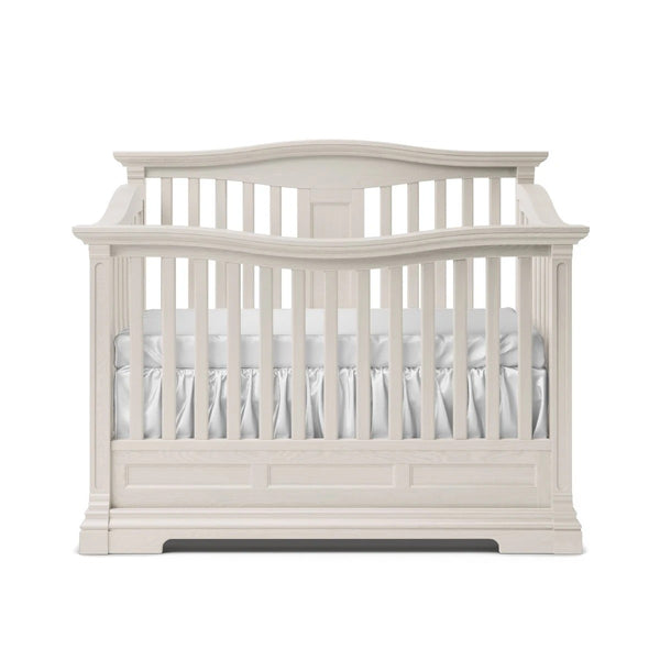 Imperio Convertible Crib, Open Back Washed White
