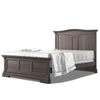 Imperio Full Bed, Solid Back Oil Grey