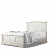 Imperio Full Bed, Solid Back Washed White