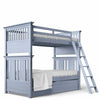 Twin Over Twin Bunk Bed Navy