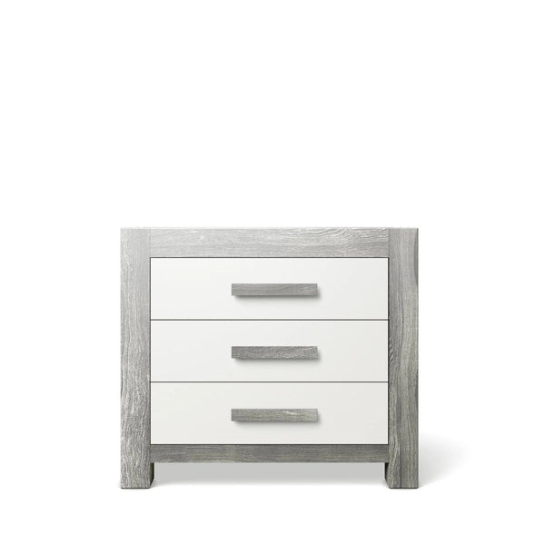 Single Dresser Silver Frost with Solid White