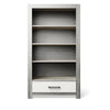 Bookcase Silver Frost with Solid White