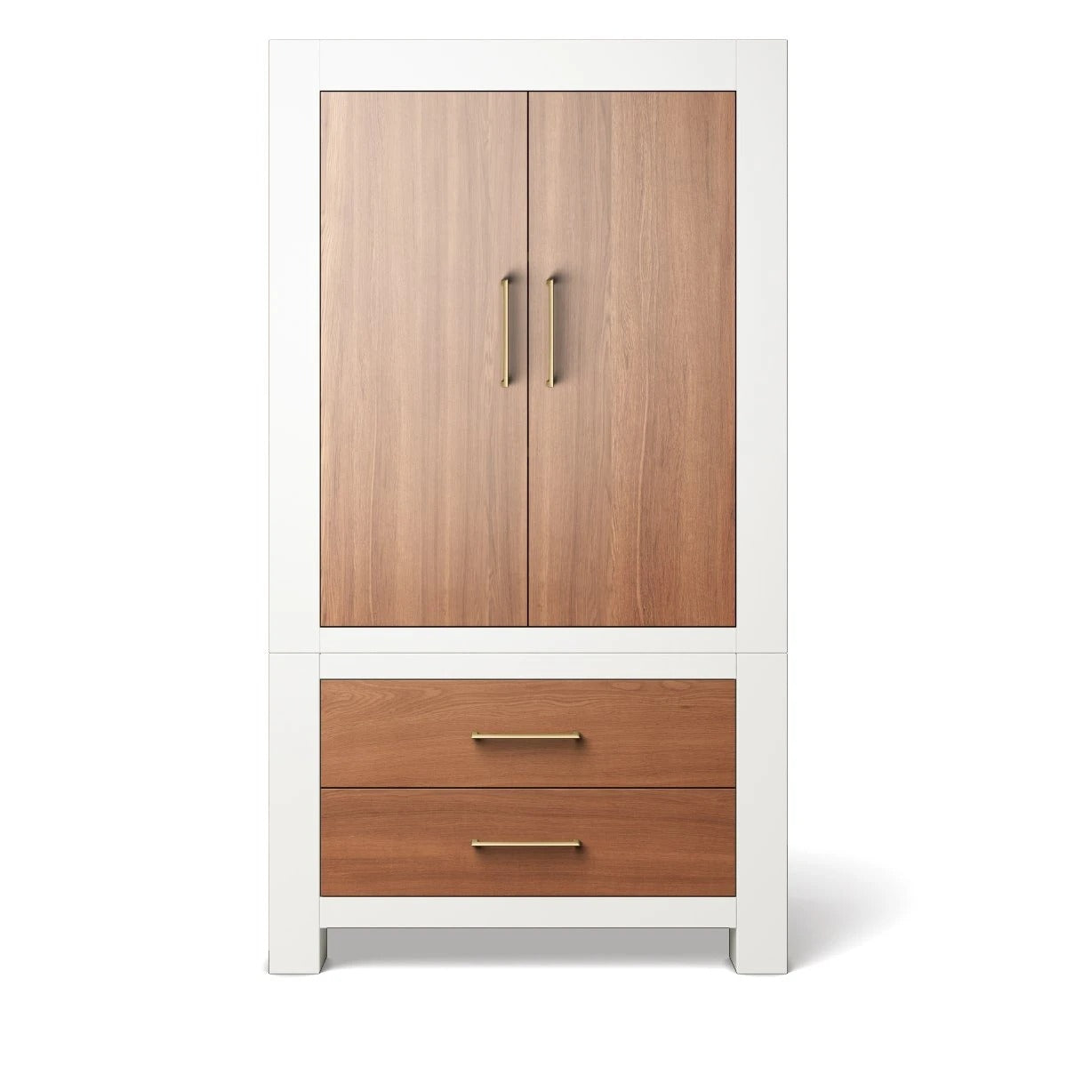 Armoire Solid White with Bruno Antico