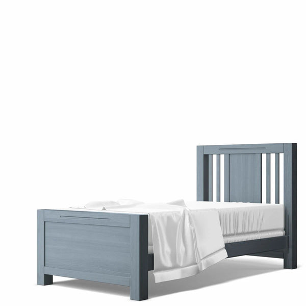 Twin Bed Washed Grey