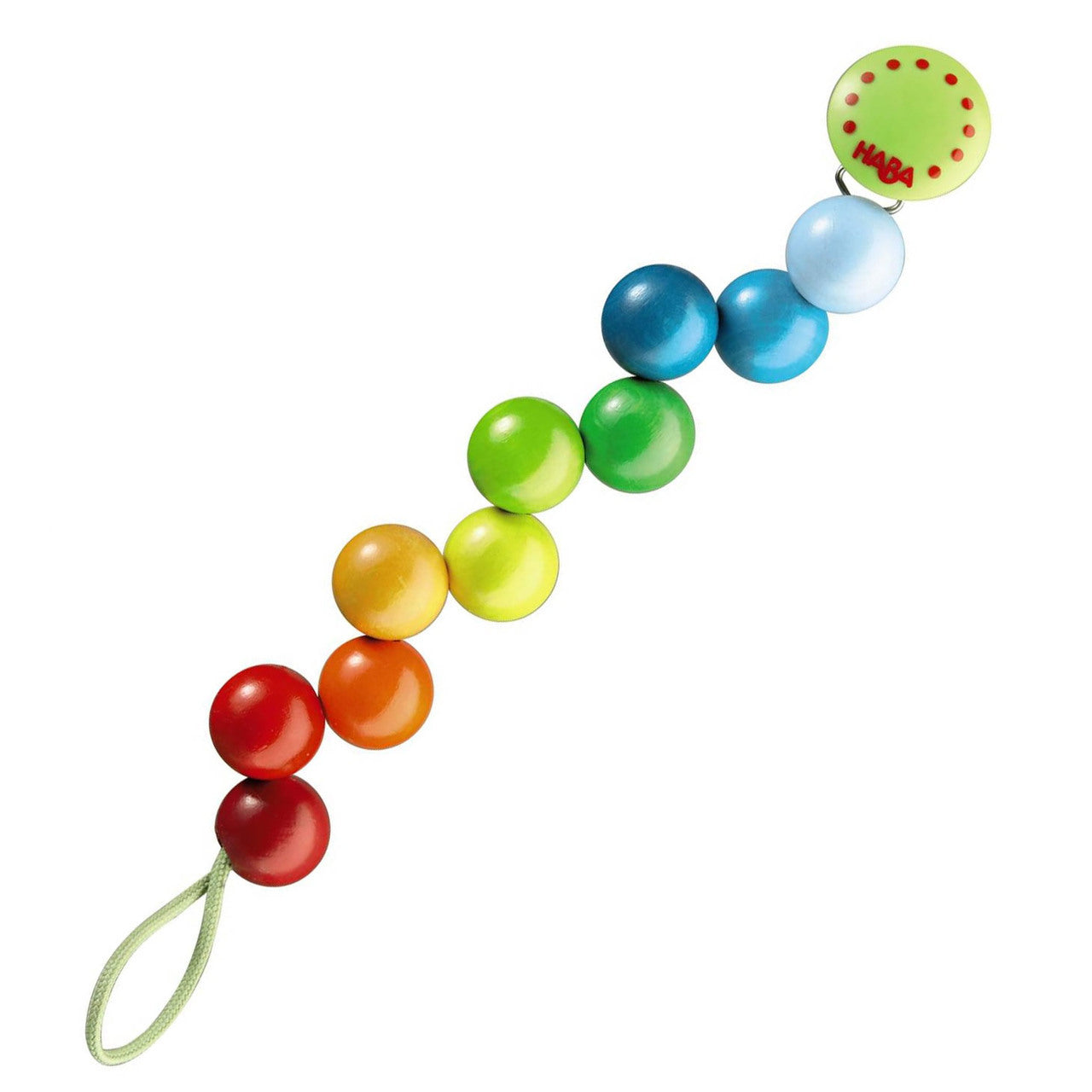 Pacifier Chain - Rainbow Pearls