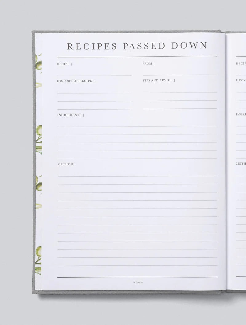 Recipes Passed Down, Wine