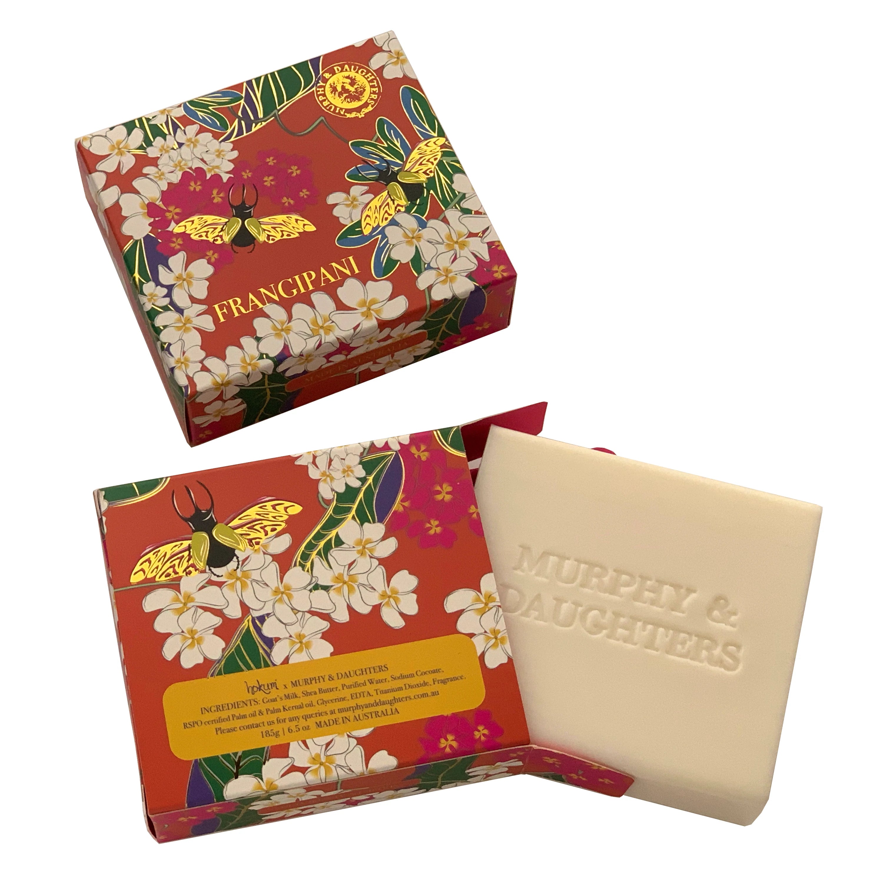 Rectangular Boxed Soap - Frangipani