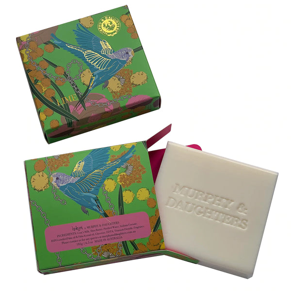 Rectangular Boxed Soap - Lime
