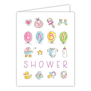Card - Baby Shower Baby Icons