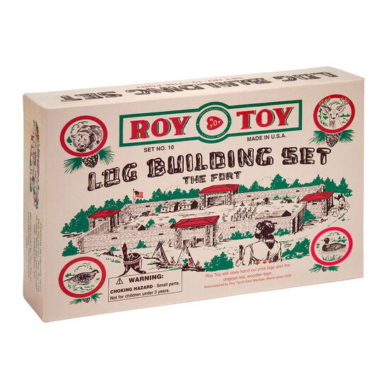 Roy Toy Log Fort Boxed 38PCS