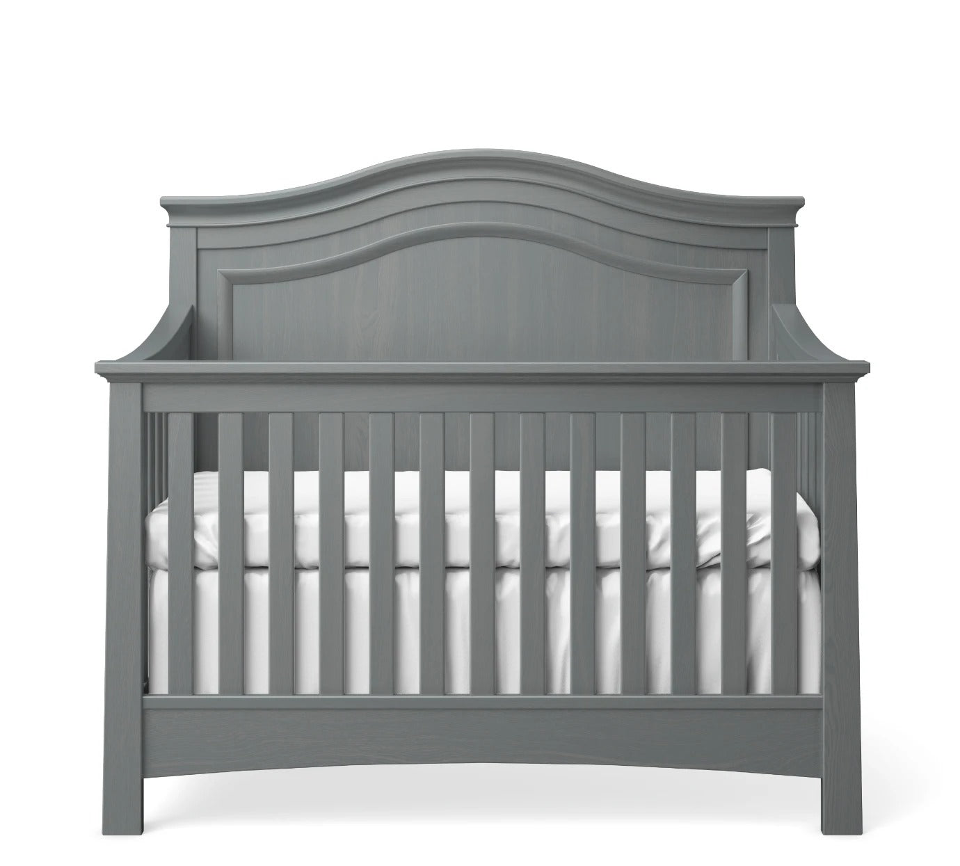 Convertible Crib Solid Back Flint