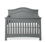 Convertible Crib Solid Back Flint
