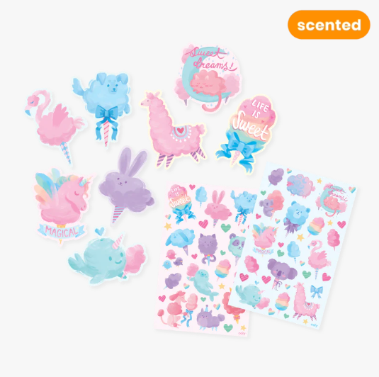Scented Stickers - Cotton Candy
