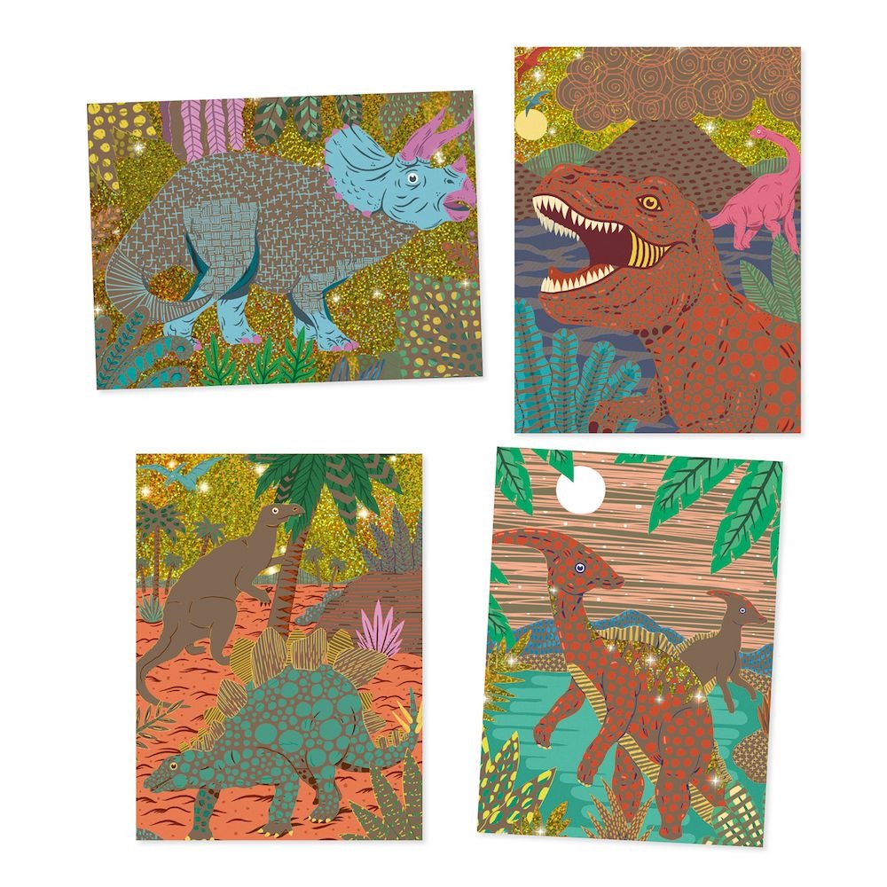 Scratch Boards - When Dinosaurs Reigned