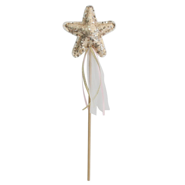 Sequin Star Wand, Gold