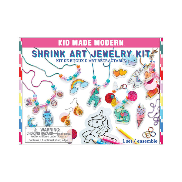 Shrink Art Jewelry Kit, Unicorn Rainbows