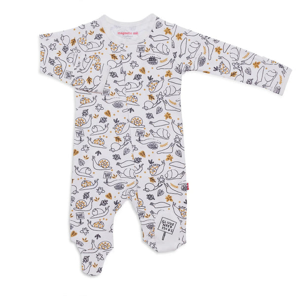 Slow Living Organic Cotton Magnetic Footie
