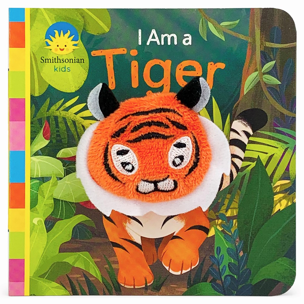 Smithsonian Kids I Am a Tiger Finger Puppet Book