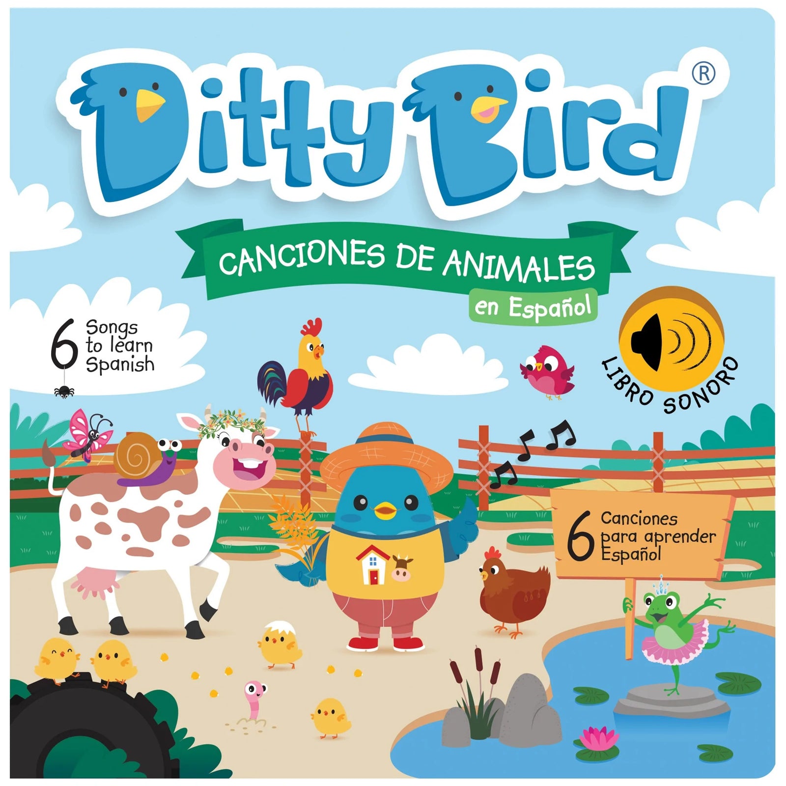 Sounds Book - Canciones De Animals En Espanol