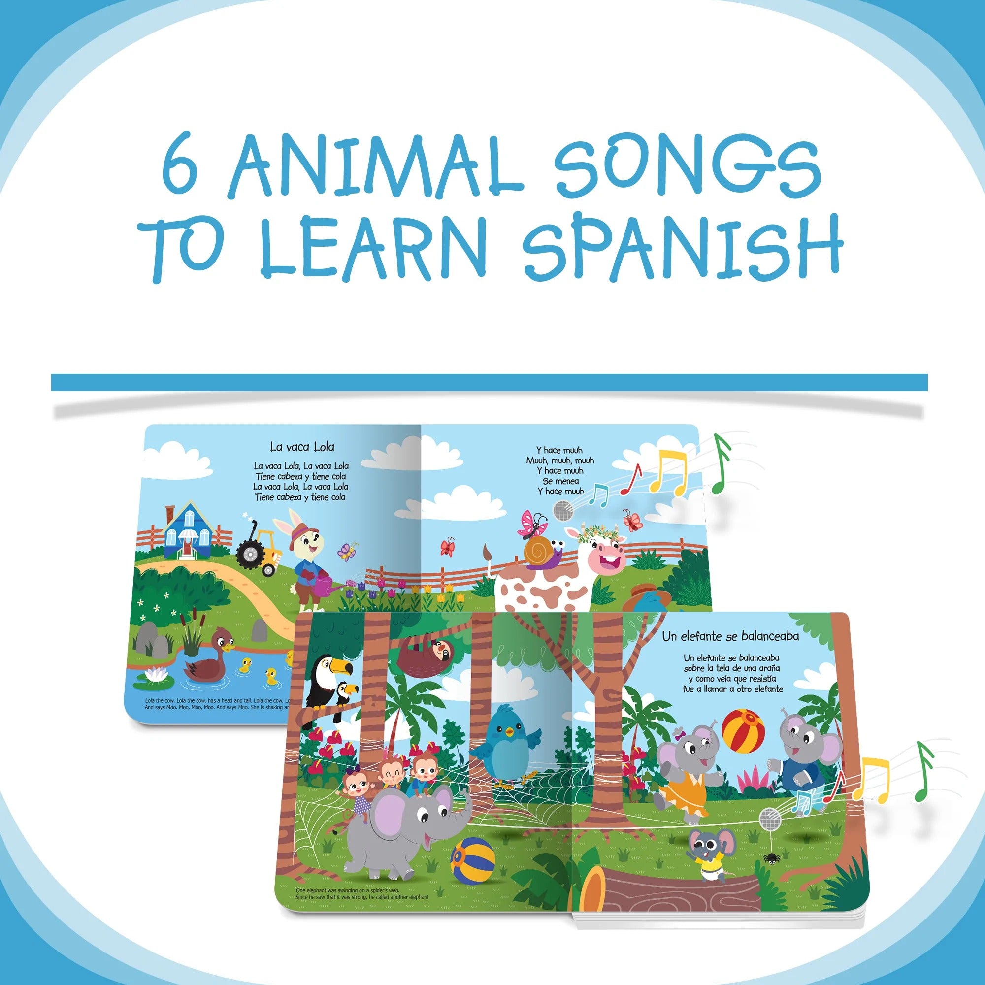 Sounds Book - Canciones De Animals En Espanol