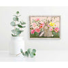 Springtime Friends - Hedgie And Bun, Mini Framed Canvas