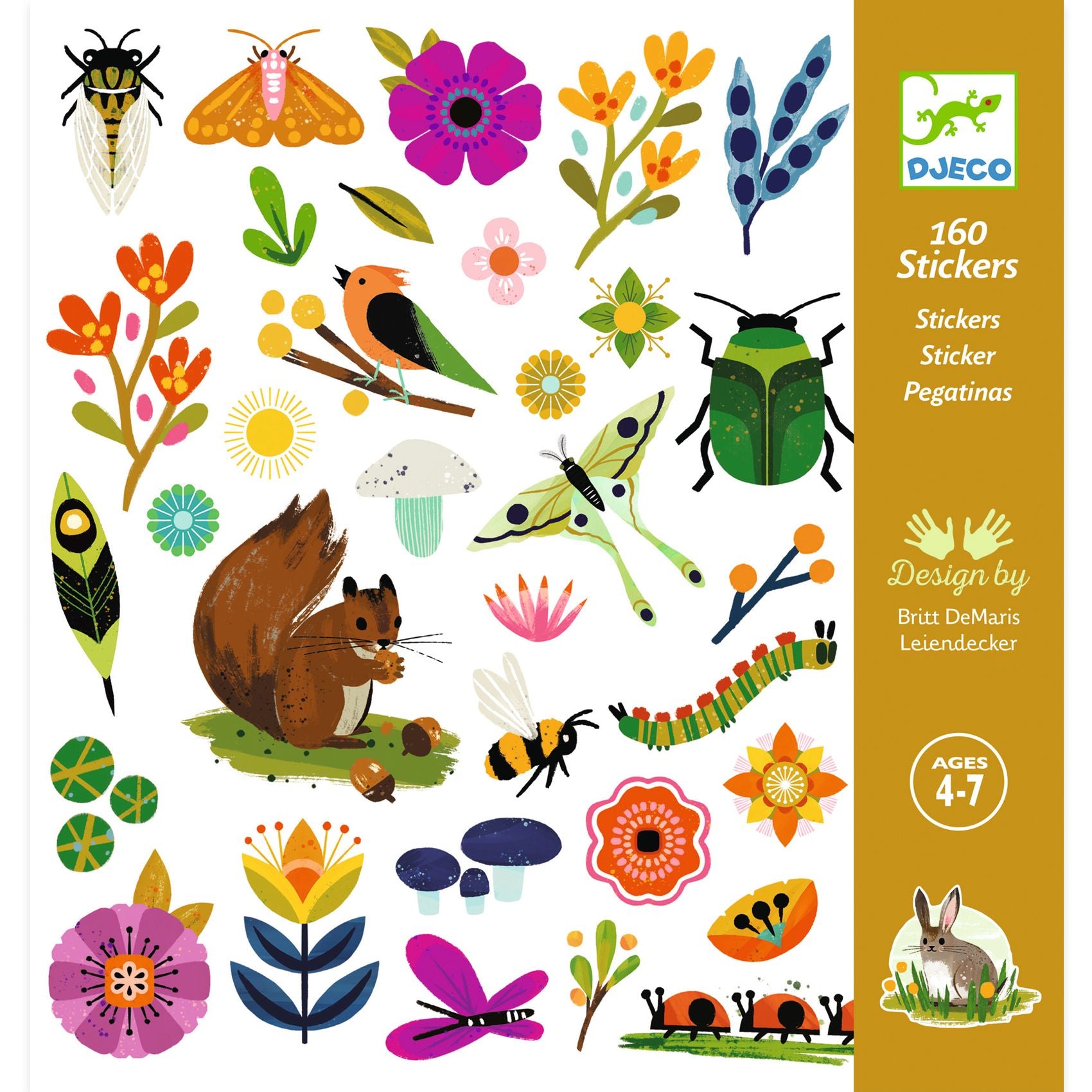 Djeco Stickers - Garden