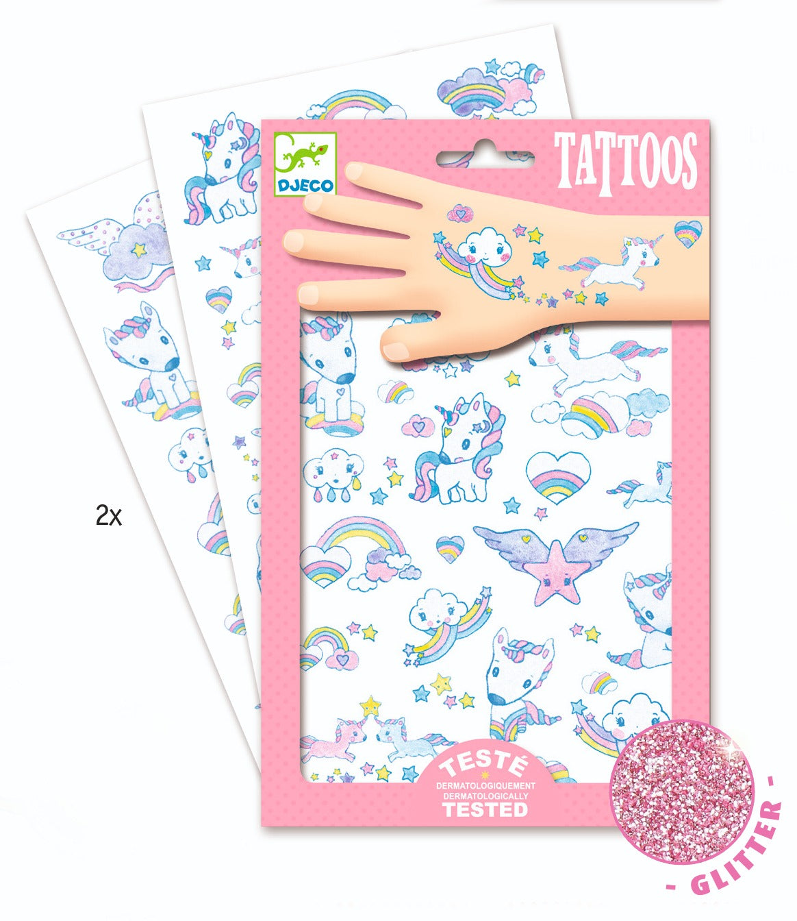 Djeco Temporary Tattoos Unicorns