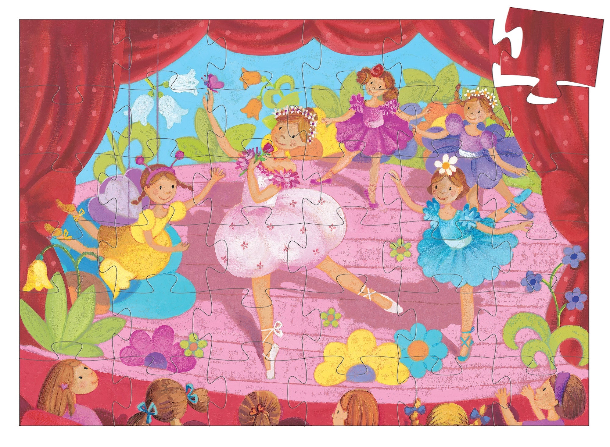 Djeco The Ballerina With The Flower -  Puzzle 36pcs