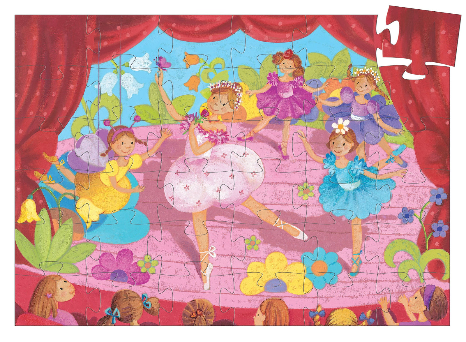 Djeco The Ballerina With The Flower -  Puzzle 36pcs