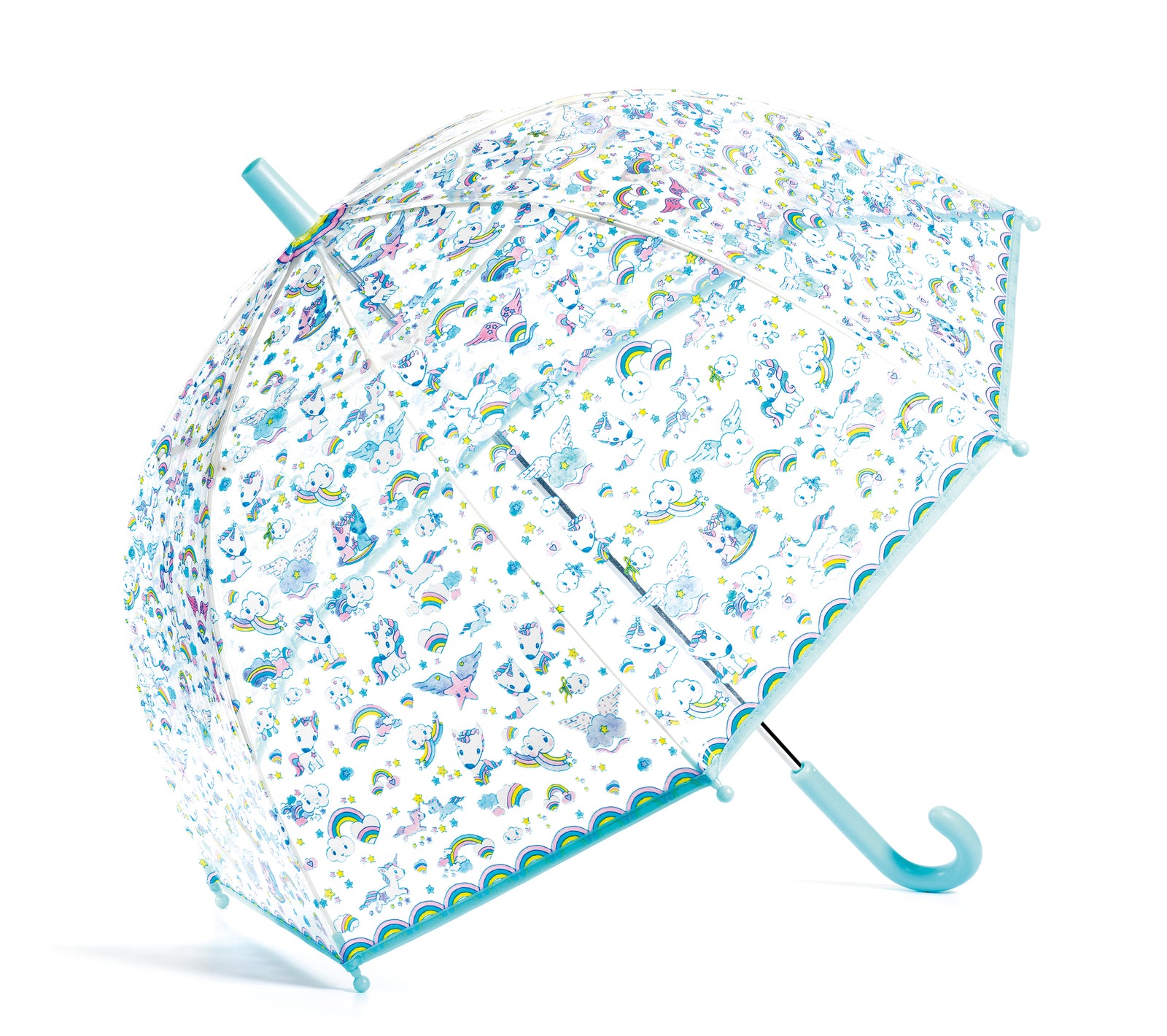Djeco Umbrella - Unicorns Transparent