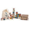 Nautical ABC Blocks w/Canvas Bag