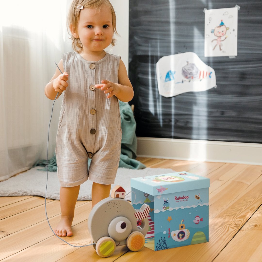 Bababoo and friends Whale Wilma Pull Along Toy