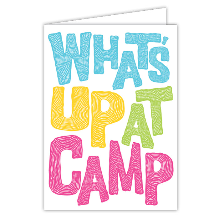 Card - Activity Card, What's Up At Camp, Pink