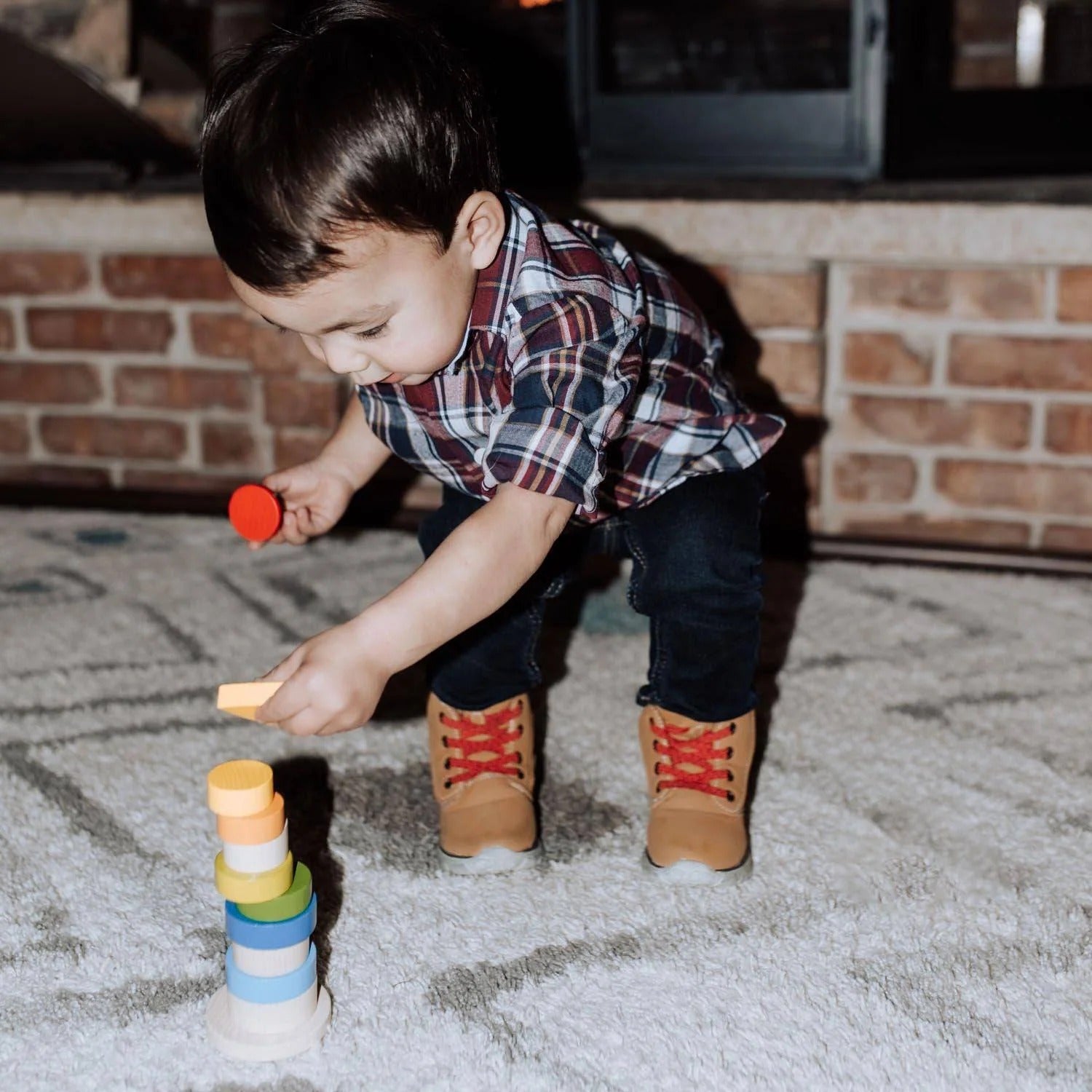 Wobbly Tower Wooden Stacking Game