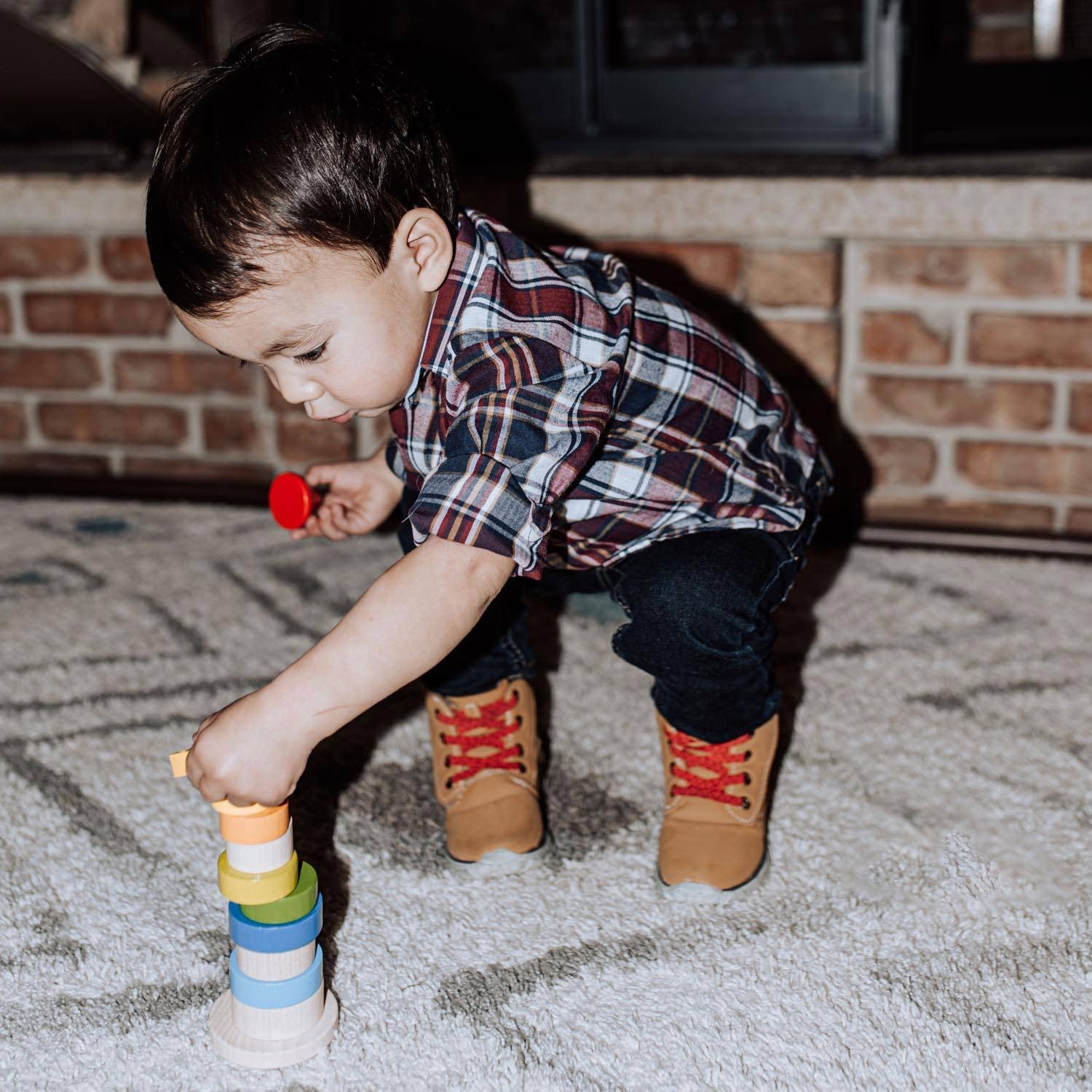 Wobbly Tower Wooden Stacking Game