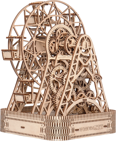 Wooden Mechanical Model: Ferris Wheel