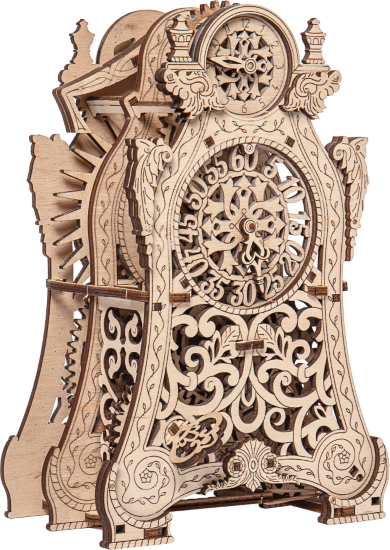 Wooden Mechanical Model: Magic Clock