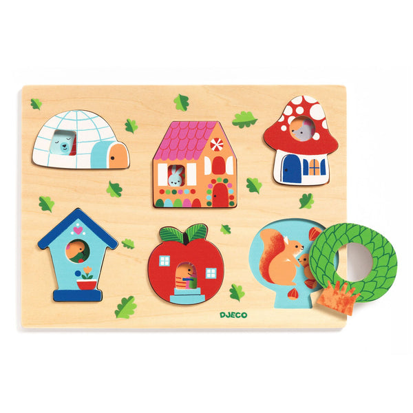 Wooden Puzzles House