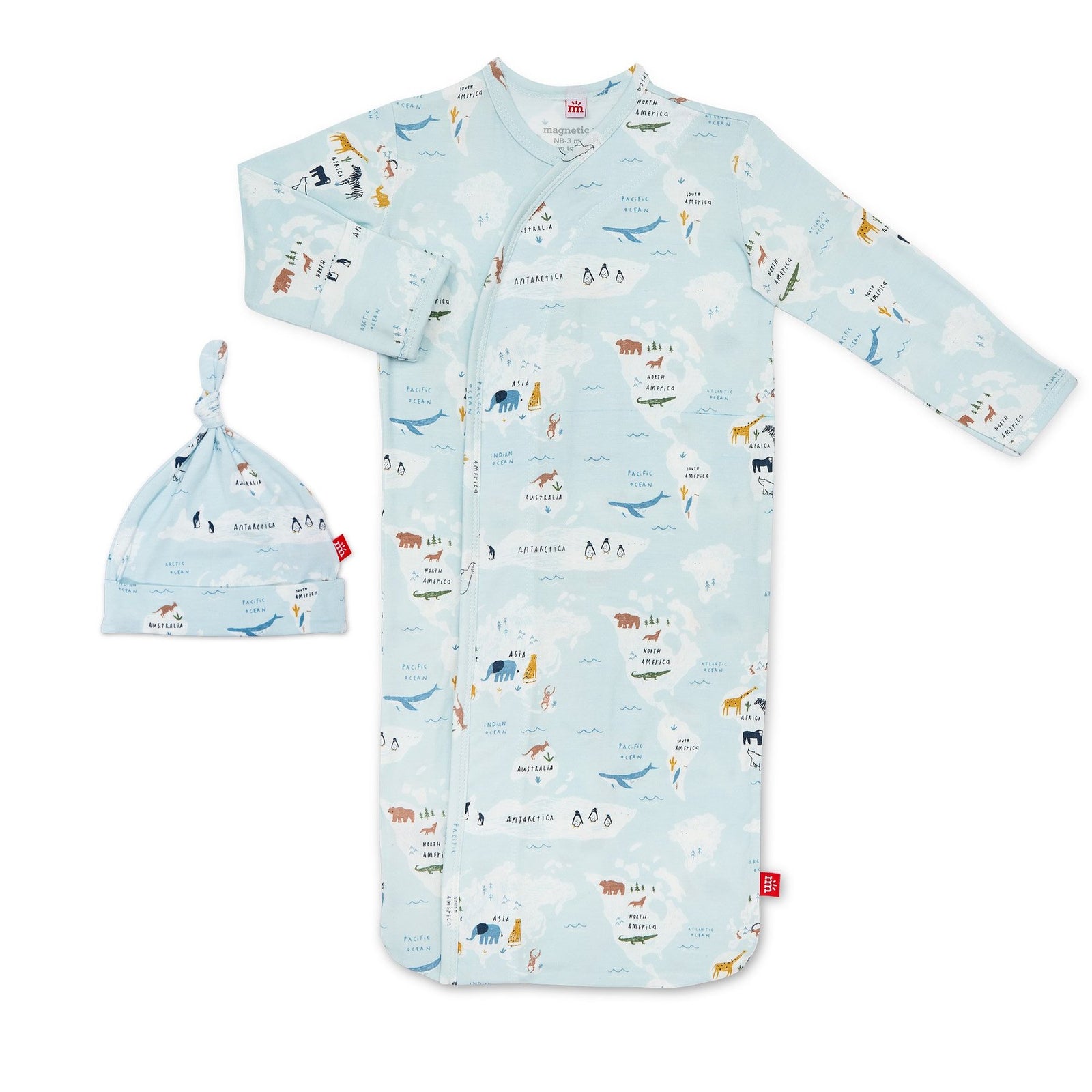 Sea The World Gown And Hat Set